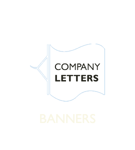 Aerial Letter Banners